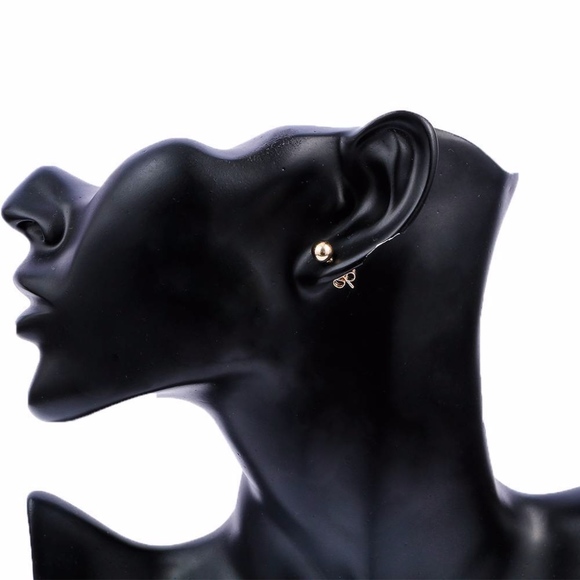 'Personality Type' Abstract Asymmetrical Earrings - Picture 5 of 7